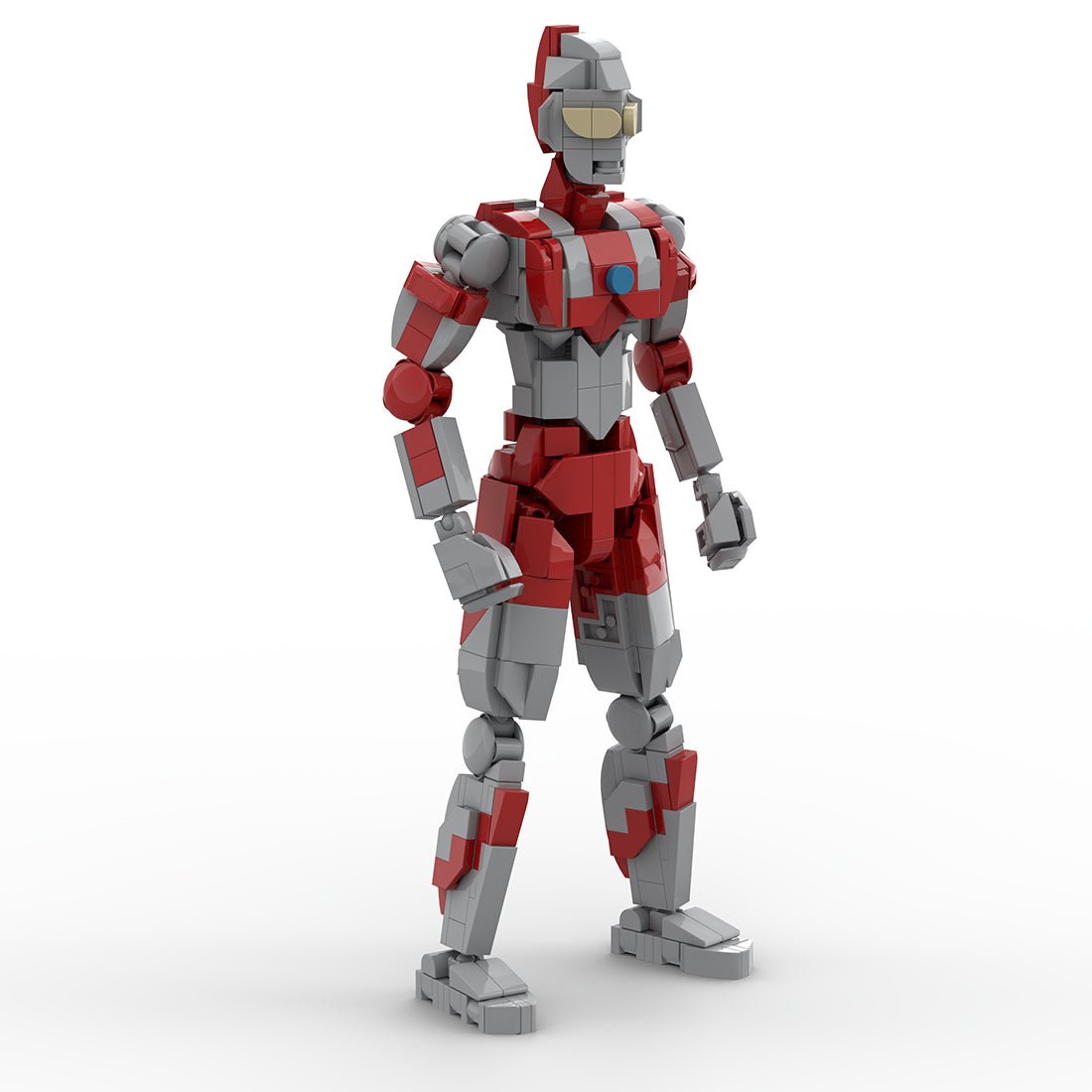 Articulated Red & Gray Action Figure Klemmbausteine - LesDiy - Klemmbausteine