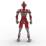 Articulated Red & Gray Action Figure Klemmbausteine - LesDiy - Klemmbausteine