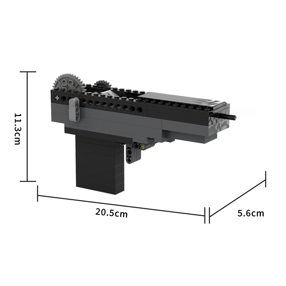 Automatic Rubber Band Shooter Kit Klemmbausteine - LesDiy - Klemmbausteine