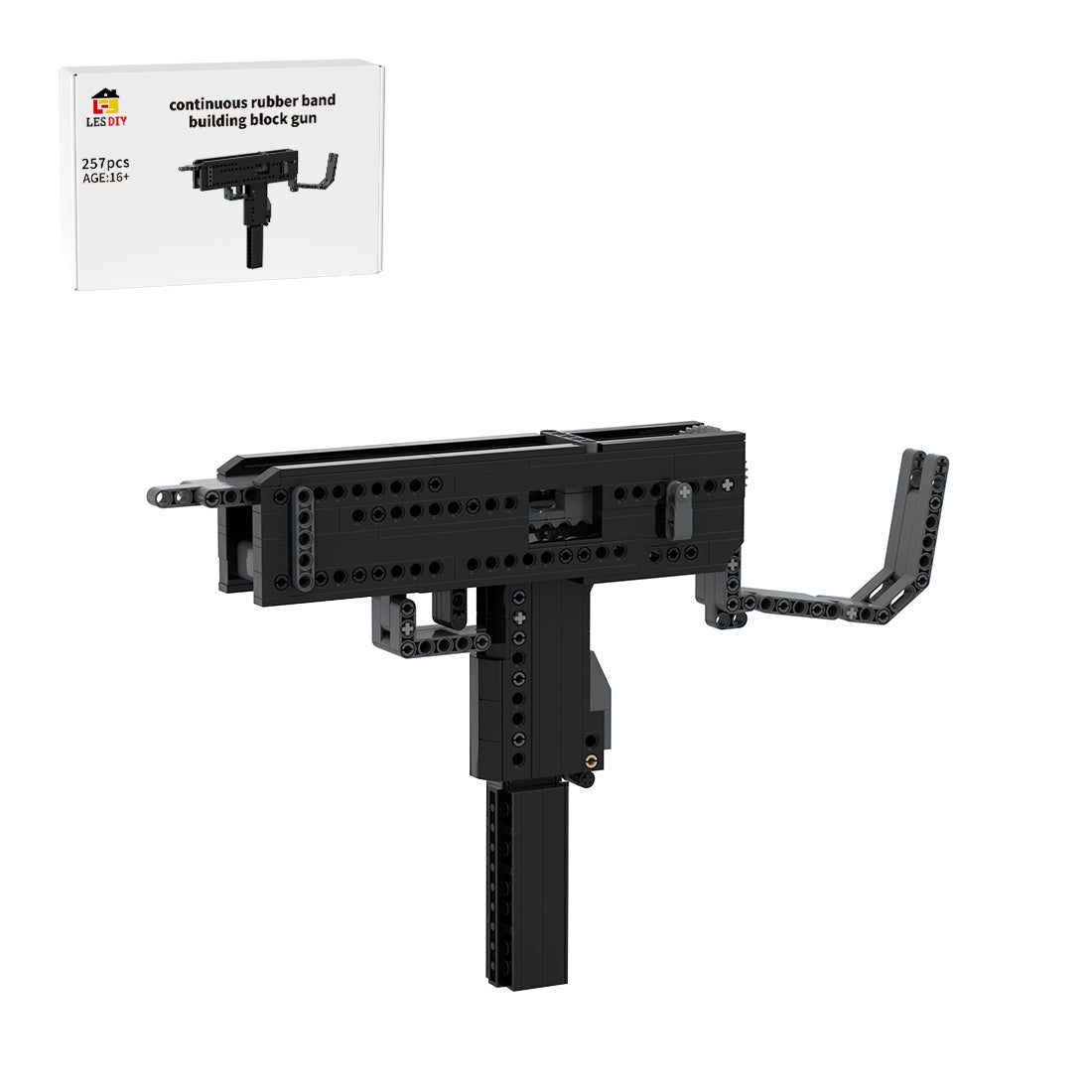 Automatic Rubber Band Shooter Klemmbausteine - LesDiy - Klemmbausteine