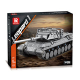 Mocsage Leopard-Panzer im Maßstab 1:26 Klemmbausteine