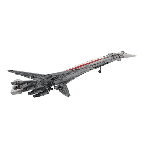 B2707-200 TWA Überschall-Passagierflugzeug 1:80 Klemmbausteine-LesDiy-Klemmbausteine