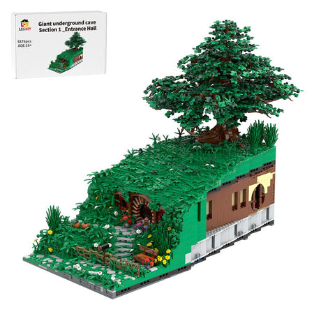 Bag End Section 1 _Entrance Hall Klemmbausteine - LesDiy - Klemmbausteine