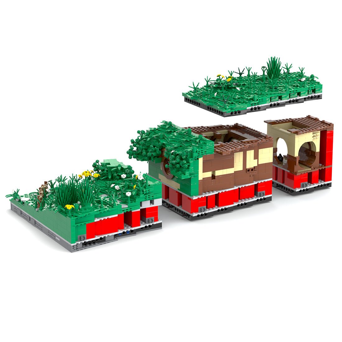 Bag End Section 2 _Guest Room Klemmbausteine - LesDiy - Klemmbausteine