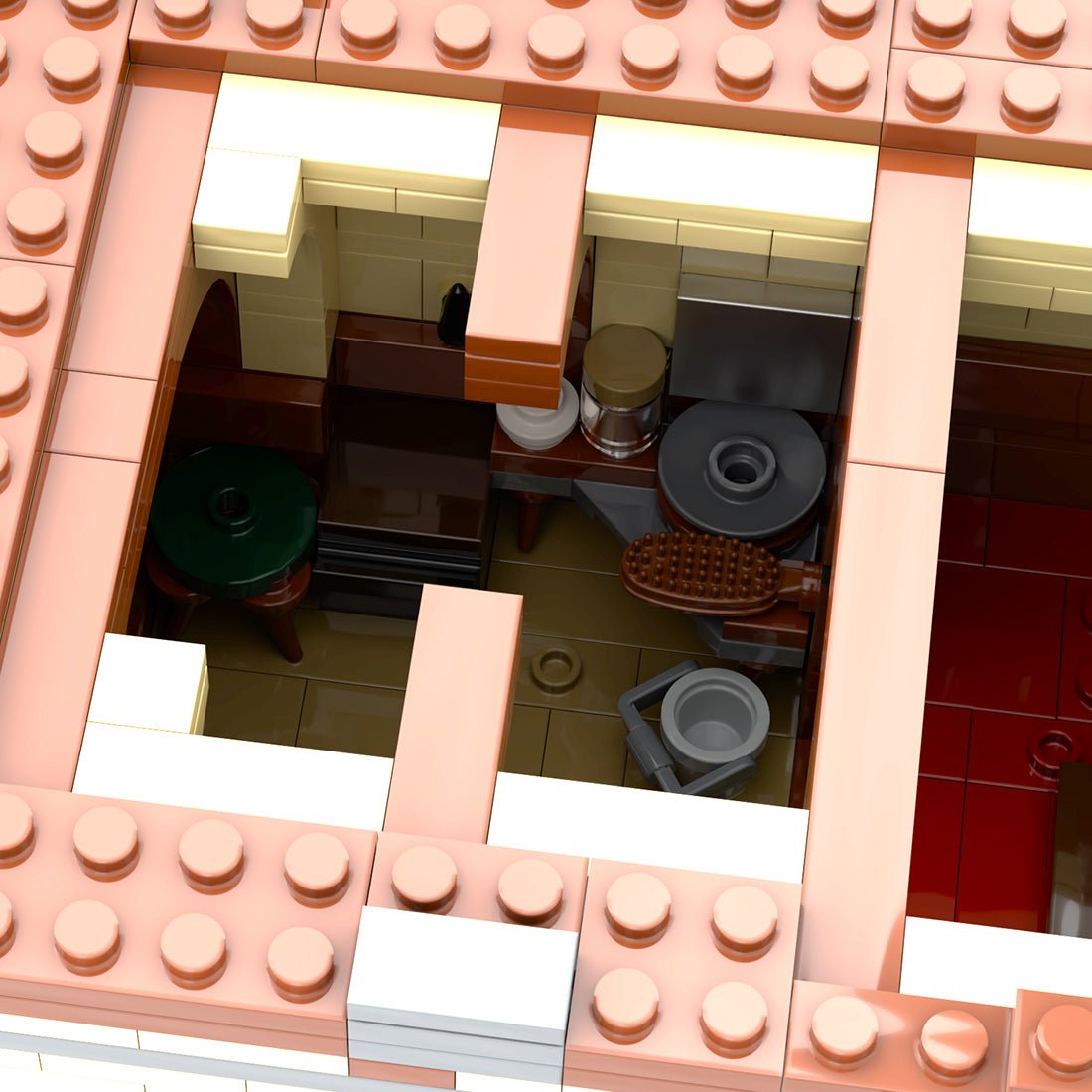 Bag End Section 3 _Guest Room Klemmbausteine - LesDiy - Klemmbausteine