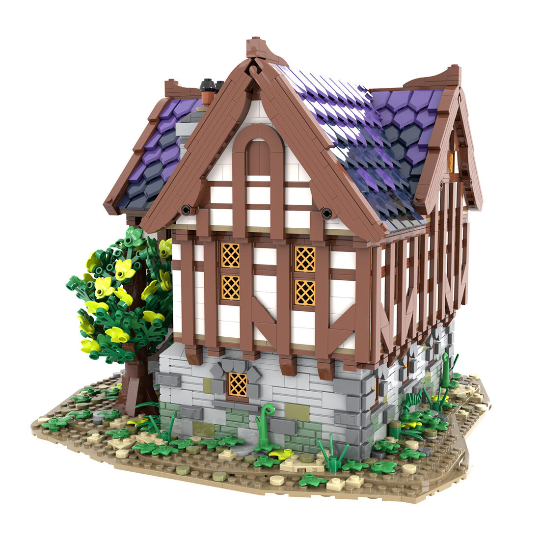 MOC-202047 Medieval tavern & inn Klemmbausteine