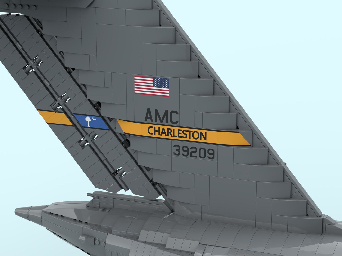 C - 17 Globemaster Transport Aircraft Military Klemmbausteine - LesDiy - Klemmbausteine
