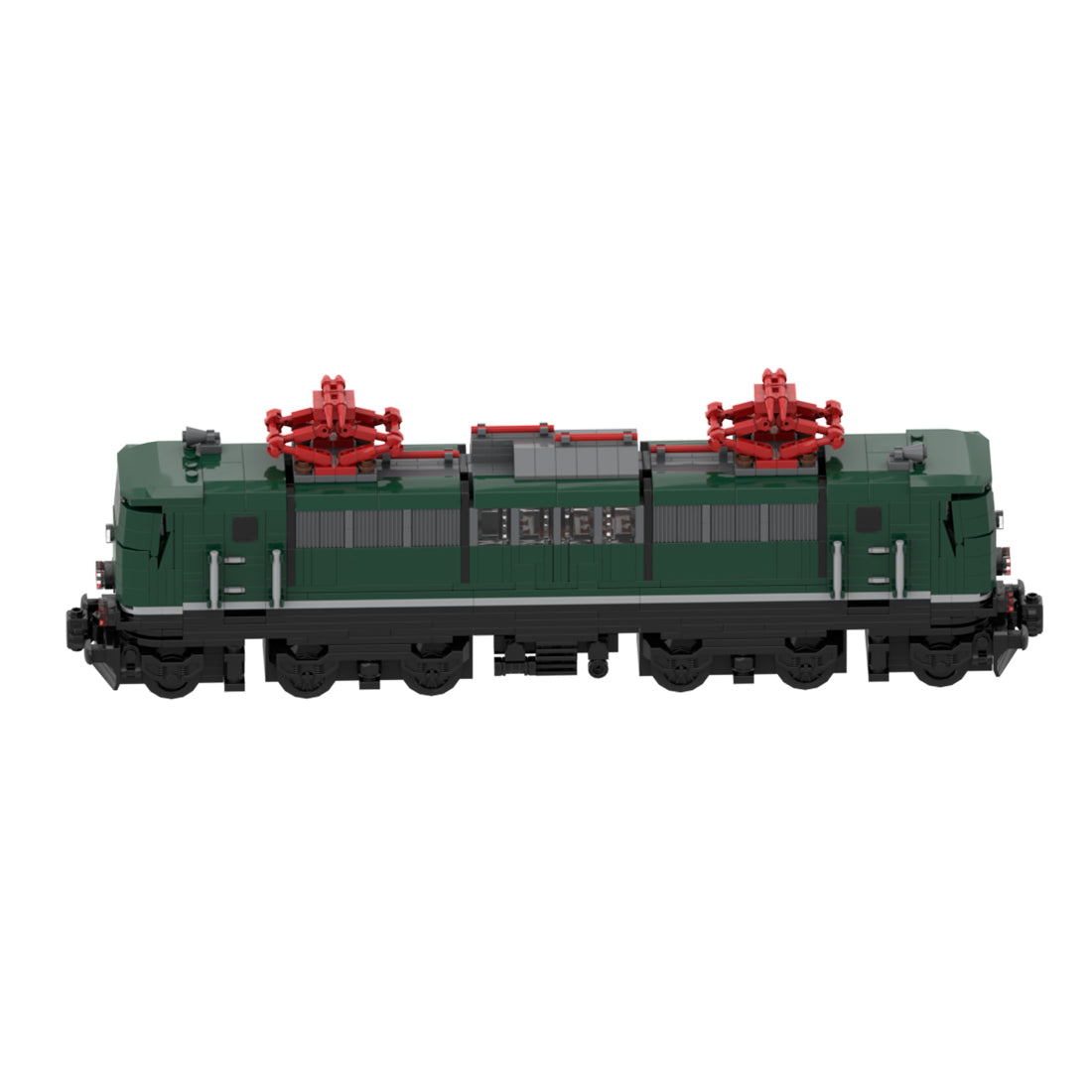 BR-151 Retro-Elektrolokomotive Klemmbausteine