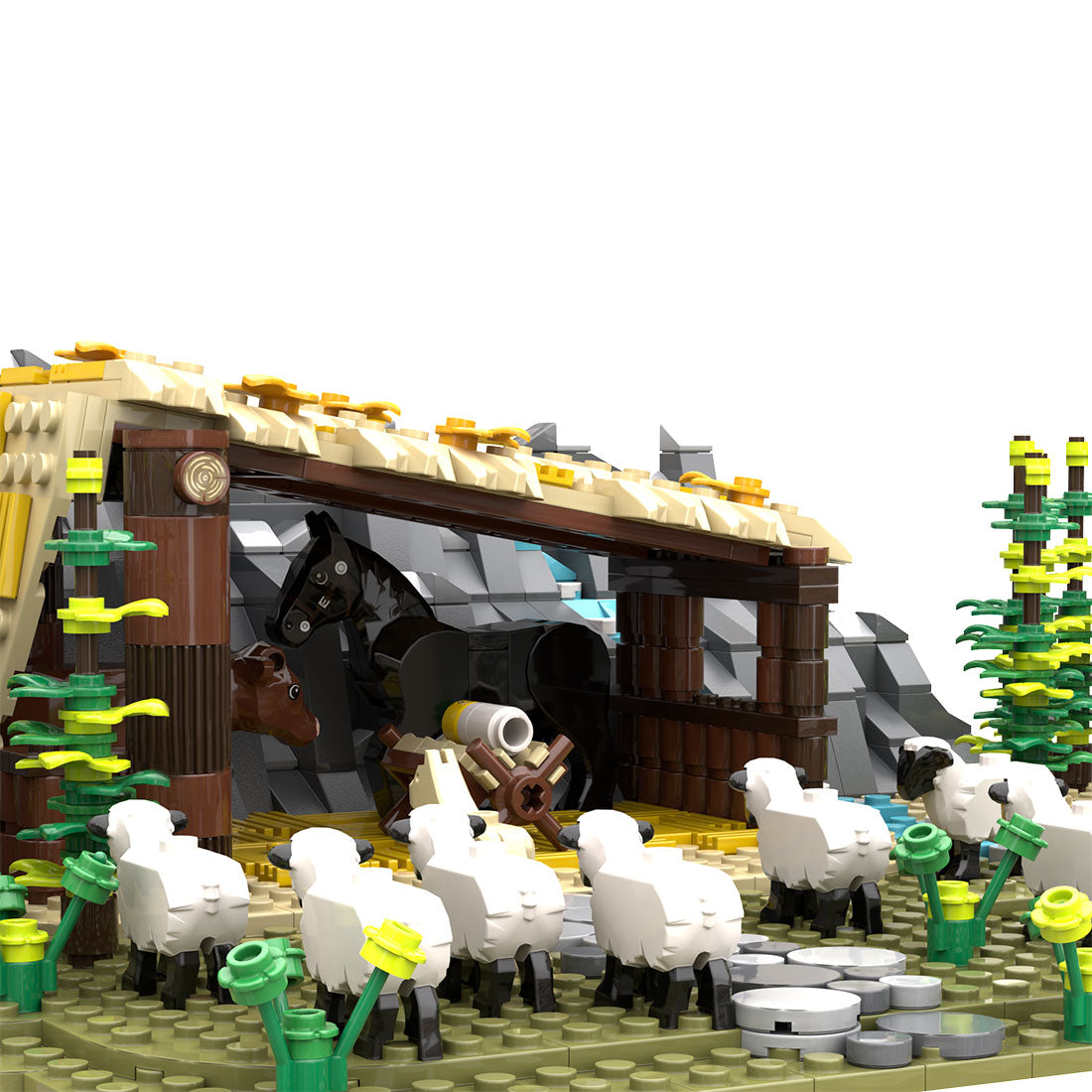 MOC-204353 Nativity scene Klemmbausteine