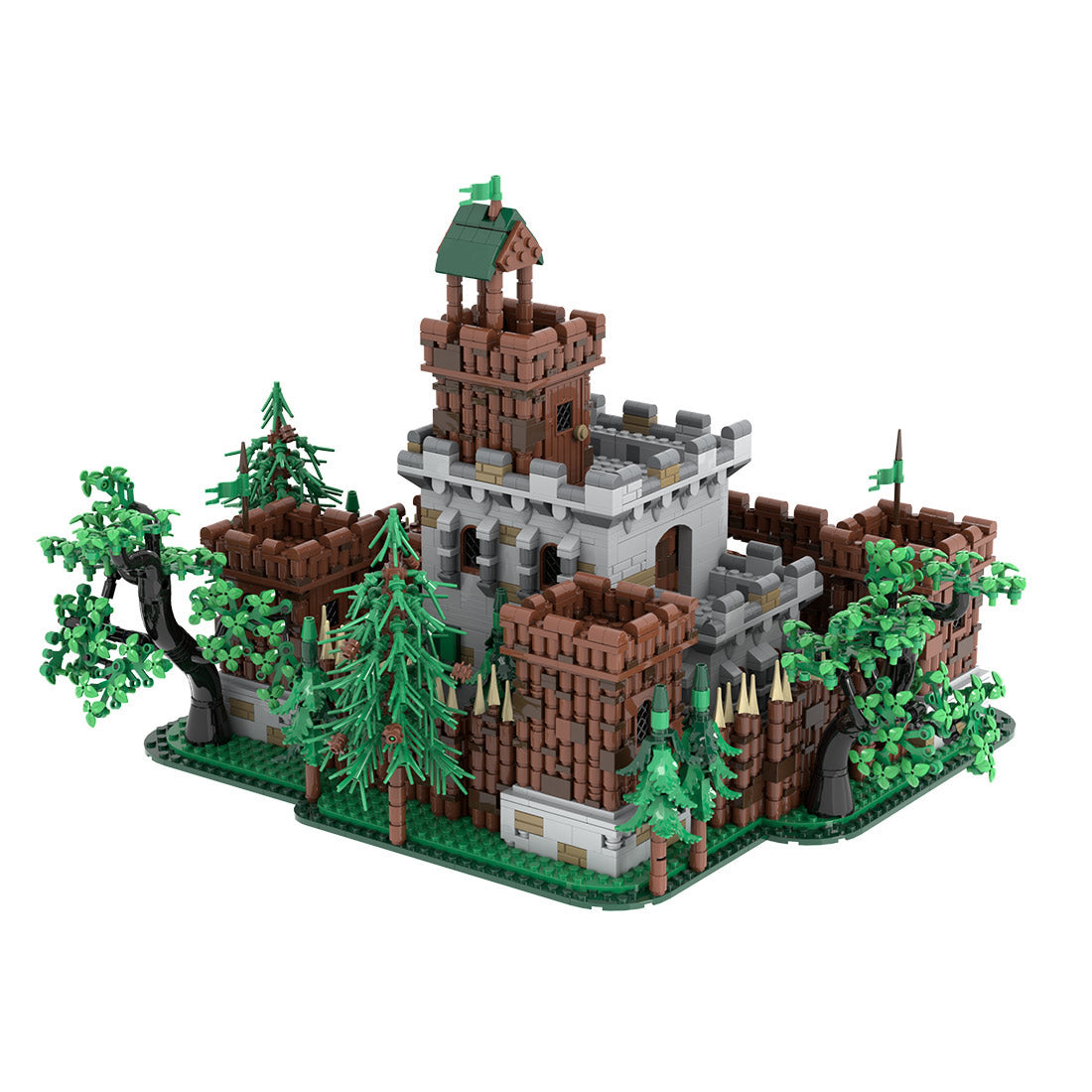 MOC-235461 Forestmen's castle Klemmbausteine