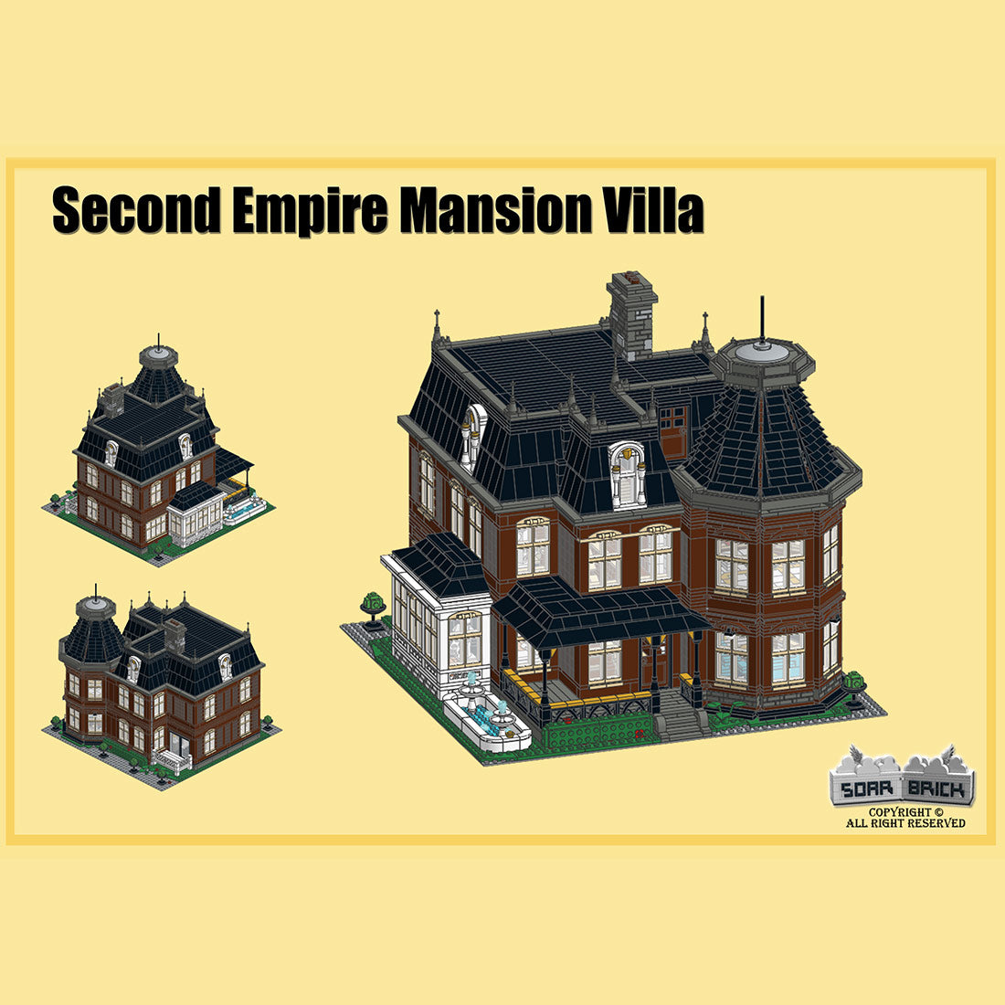 Victorian Manor House Klemmbausteine