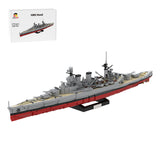 1/300 Scale HMS Hood Battlecruiser Klemmbausteine