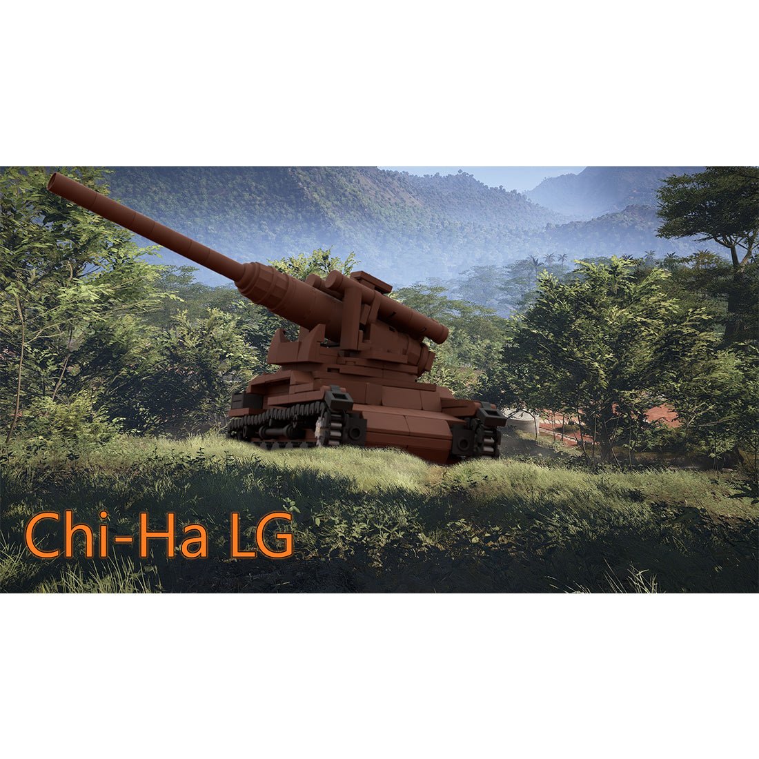 Chi-Ha Japanese WWII Medium Tank Klemmbausteine | LesDiy