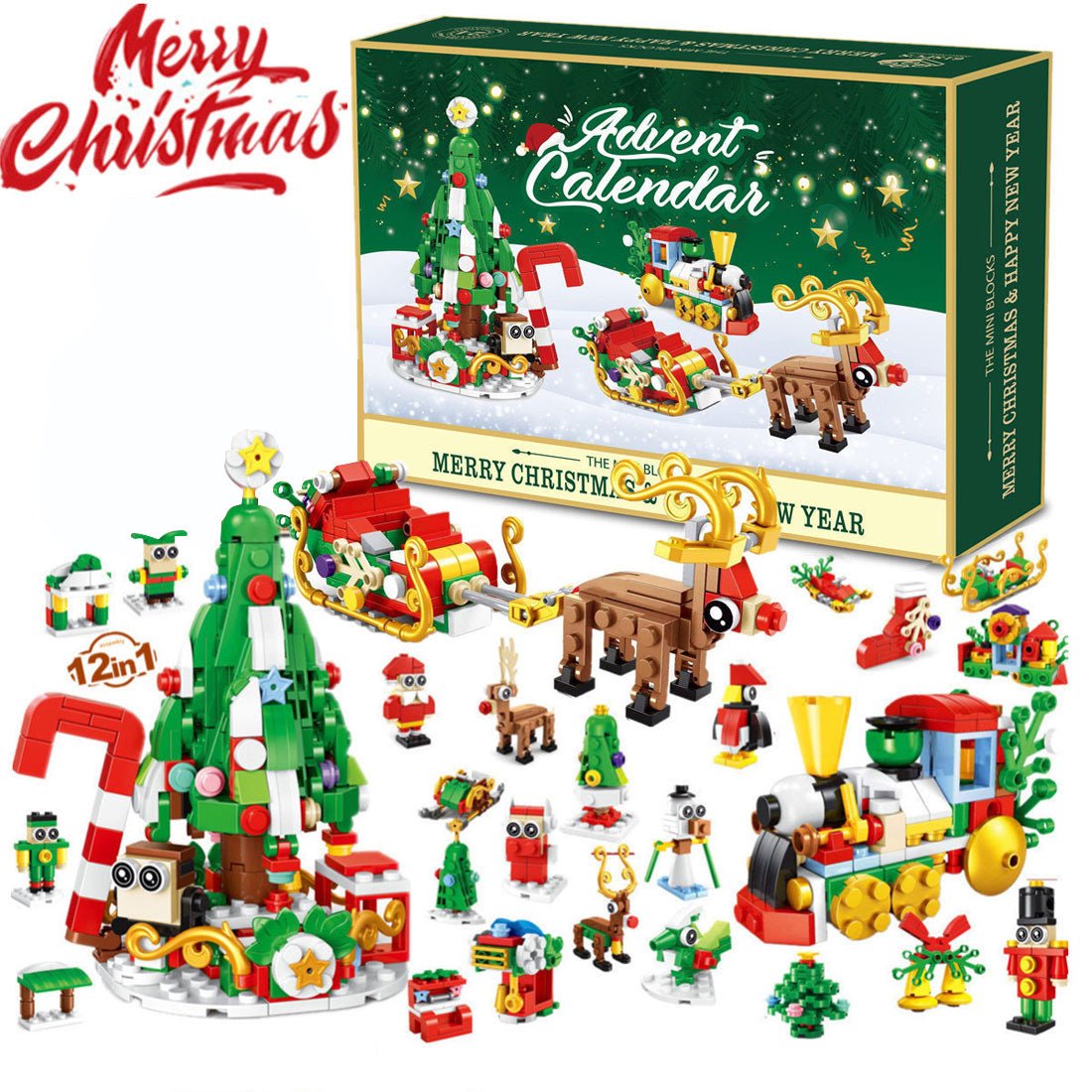 Christmas Advent Calendar Blind Box  Klemmbausteine - LesDiy - Klemmbausteine