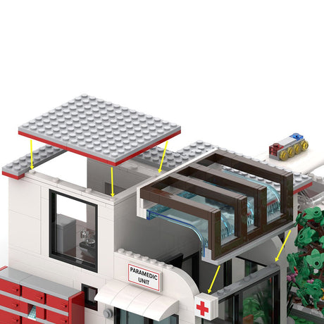 Classic 1981 Vintage Paramedic Unit Klemmbausteine - LesDiy - Klemmbausteine