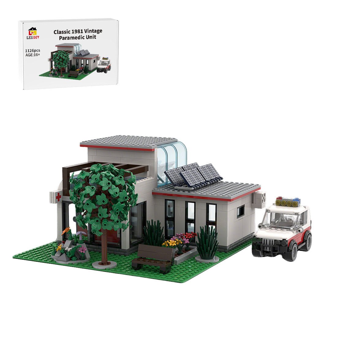 Classic 1981 Vintage Paramedic Unit Klemmbausteine - LesDiy - Klemmbausteine