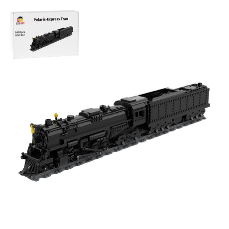 Classic Winter Movie Steam Locomotive Klemmbausteine - LesDiy - Klemmbausteine