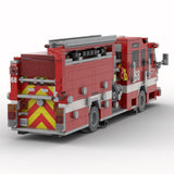 MOC-248452 2019 Pierce Arrow XT Feuerwehrfahrzeug der Feuerwehr Oxnard Klemmbausteine