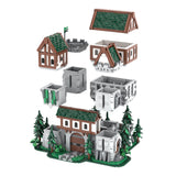 MOC-241818 Green Dragon Knights' Castle Klemmbausteine