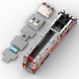 MOC-277134 1996 HME 1871 – Saulsbury (ehemals Rescue 5, FDNY) Klemmbausteine