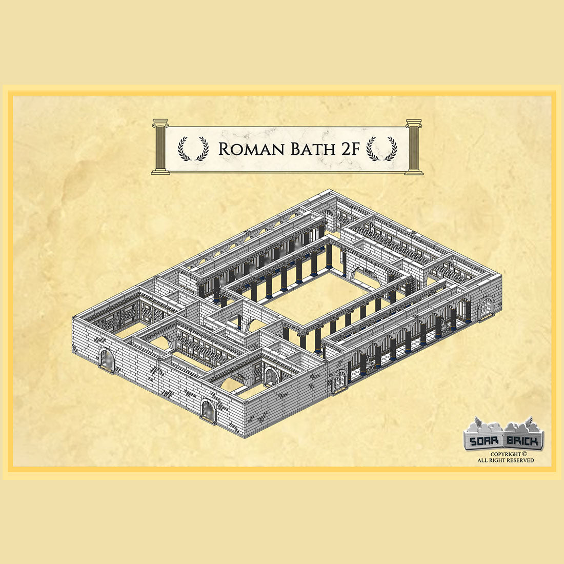 Ancient Roman Bath Klemmbausteine