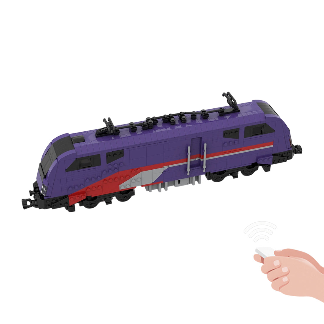 MOC-228957 Nightjet Siemens Taurus train locomotive Klemmbausteine