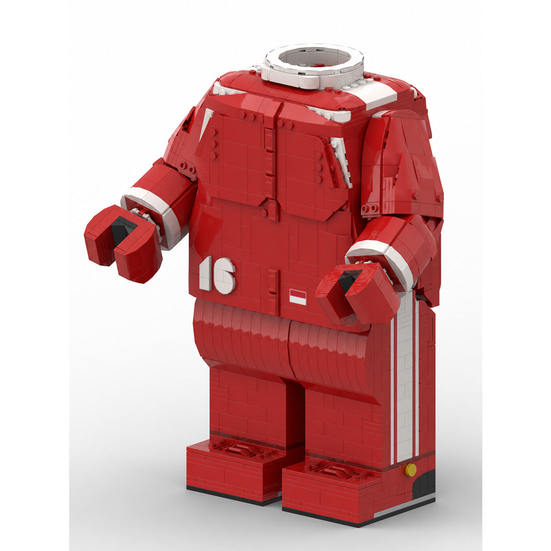 MOC-273762 Charles Leclerc Megafigure (fits the official Lego helmet) Klemmbausteine