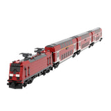 DB-Elektrische Doppelstock-Pendlerlokomotive Klemmbausteine-LesDiy-Klemmbausteine