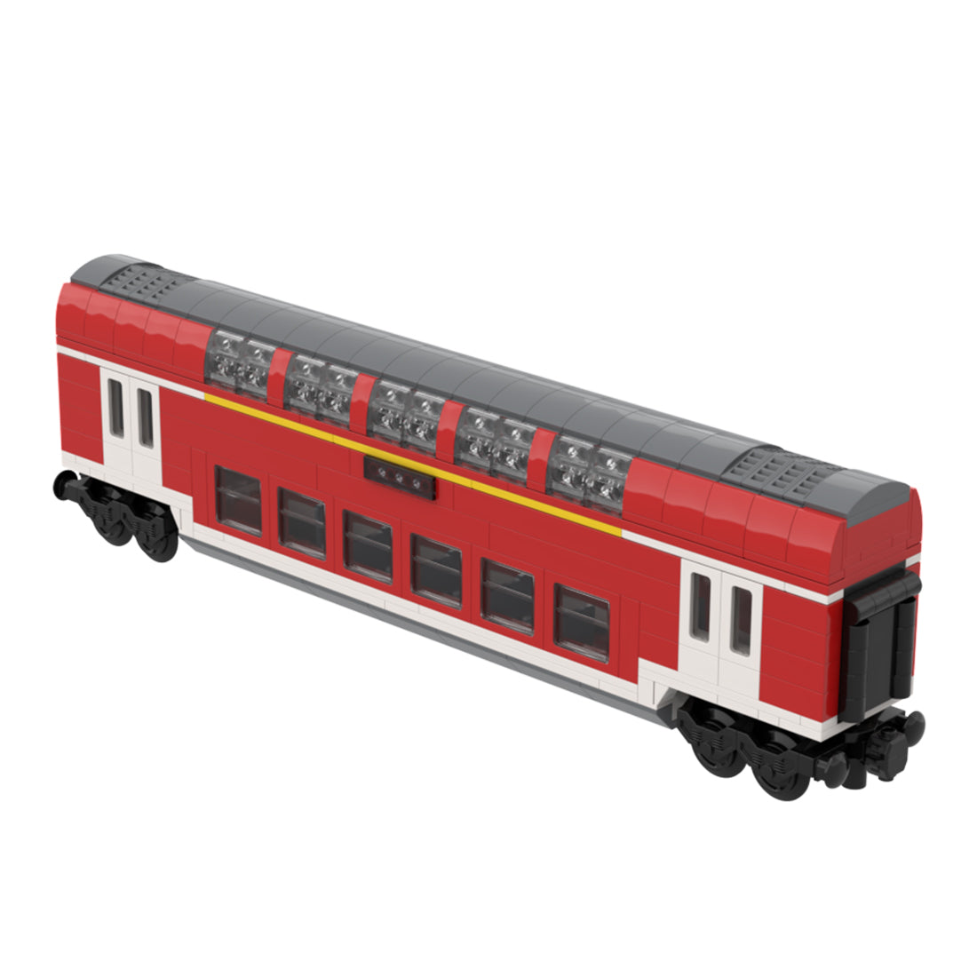 DB-Doppelstockwagen der ersten Klasse Klemmbausteine