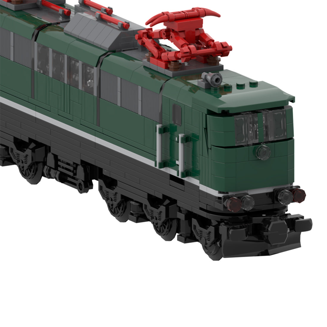 BR-151 Retro-Elektrolokomotive Klemmbausteine