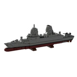 Deutsche Militärfregatte F126 im Maßstab 1/485 Klemmbausteine - LesDiyproduct_type##