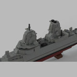 Deutsche Militärfregatte F126 im Maßstab 1/485 Klemmbausteine - LesDiyproduct_type##