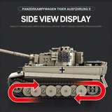 Deutscher Militärpanzer im Maßstab 1/28 Klemmbausteine - LesDiyproduct_type##