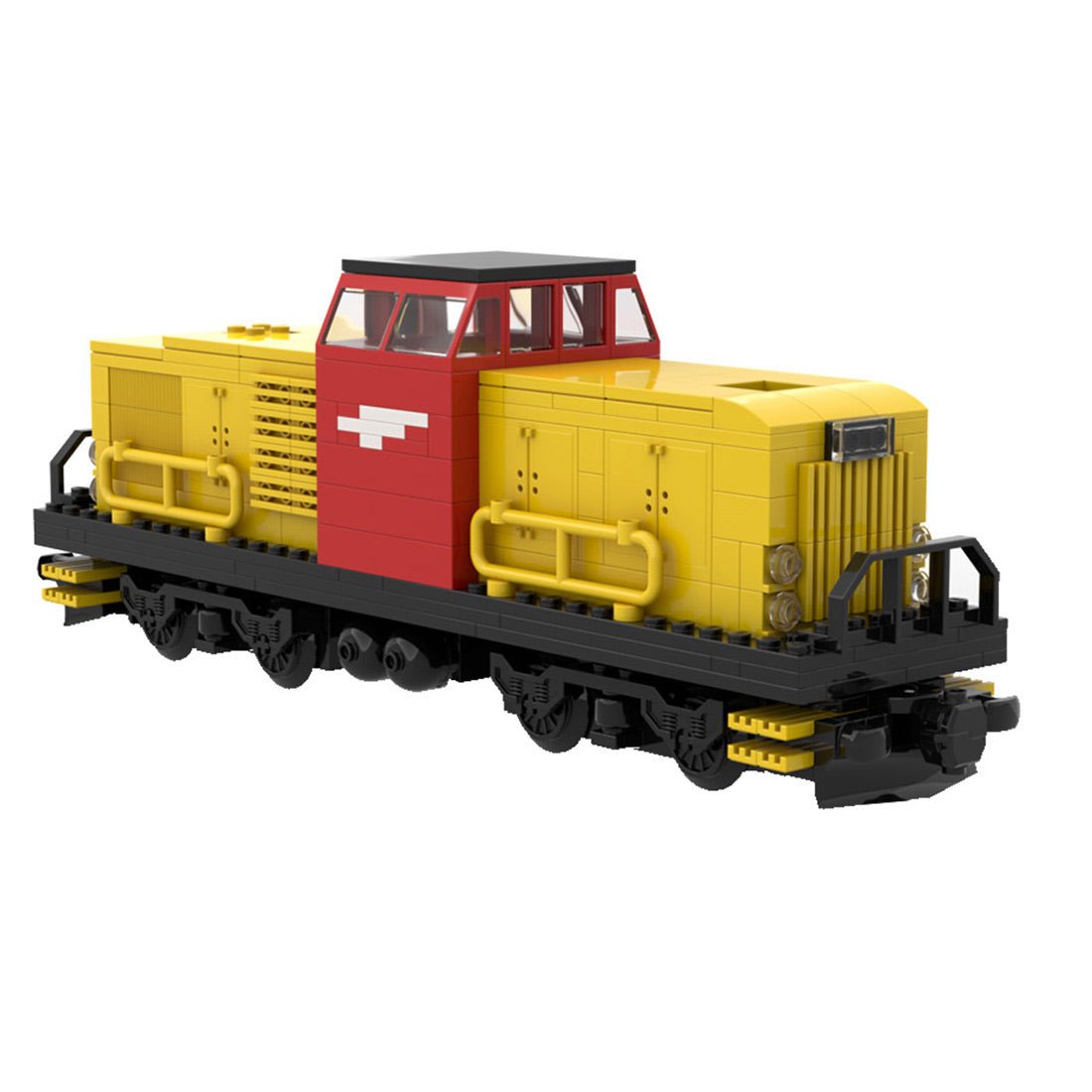 Diesellokomotive Kleembausteine - LesDiy - Klemmbausteine