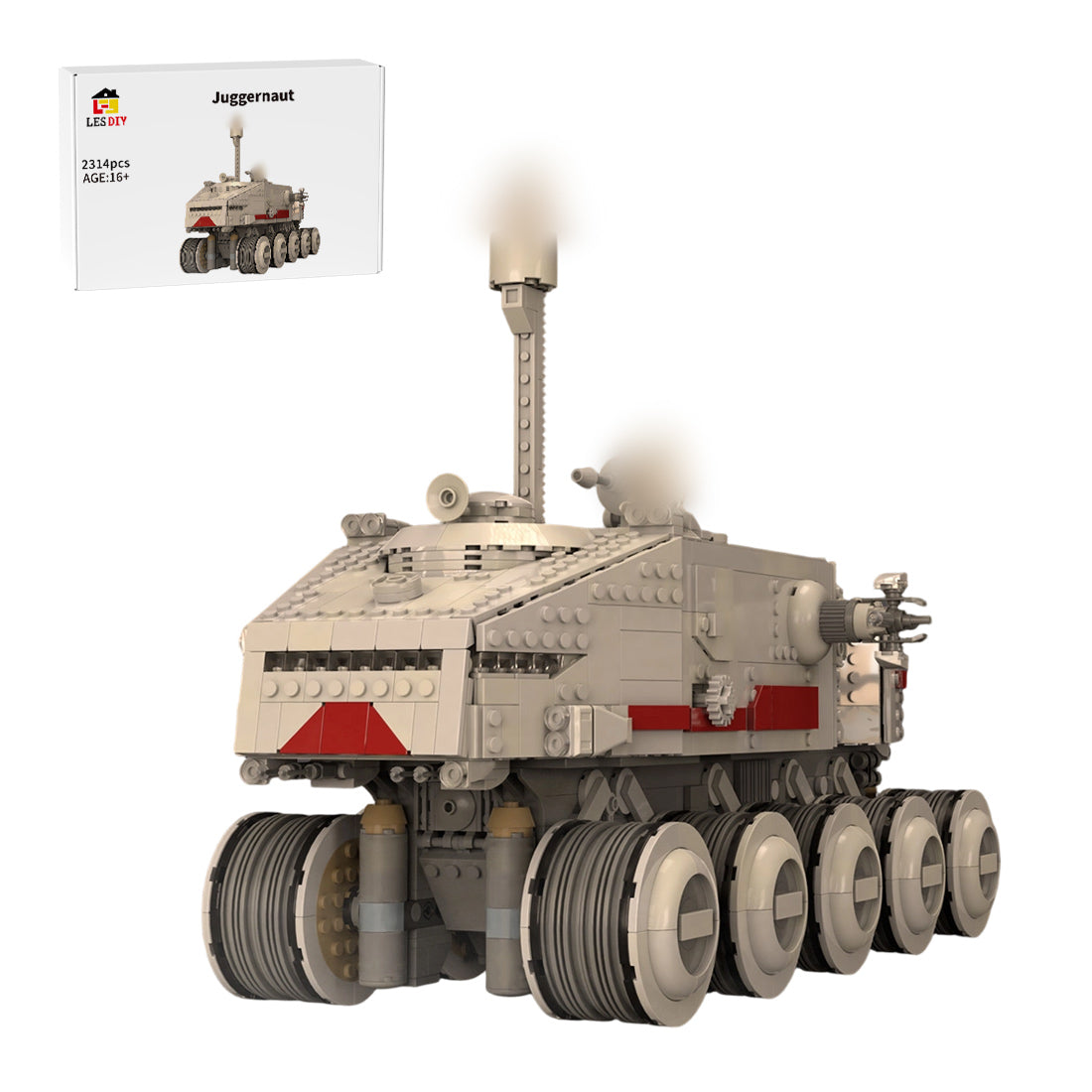 MOC-234365 Ultimate Playscale-Serie – A-6 Juggernaut Klemmbausteine