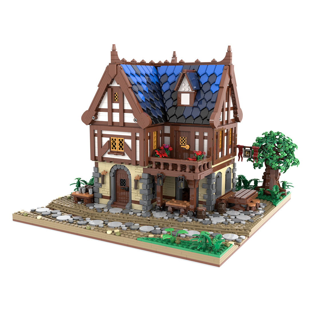 MOC-224458 Medieval tavern Klemmbausteine