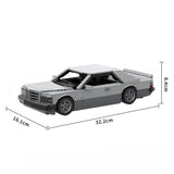 Deutsches Grand-Touring-Coupé der 1980er Jahre Klemmbausteine