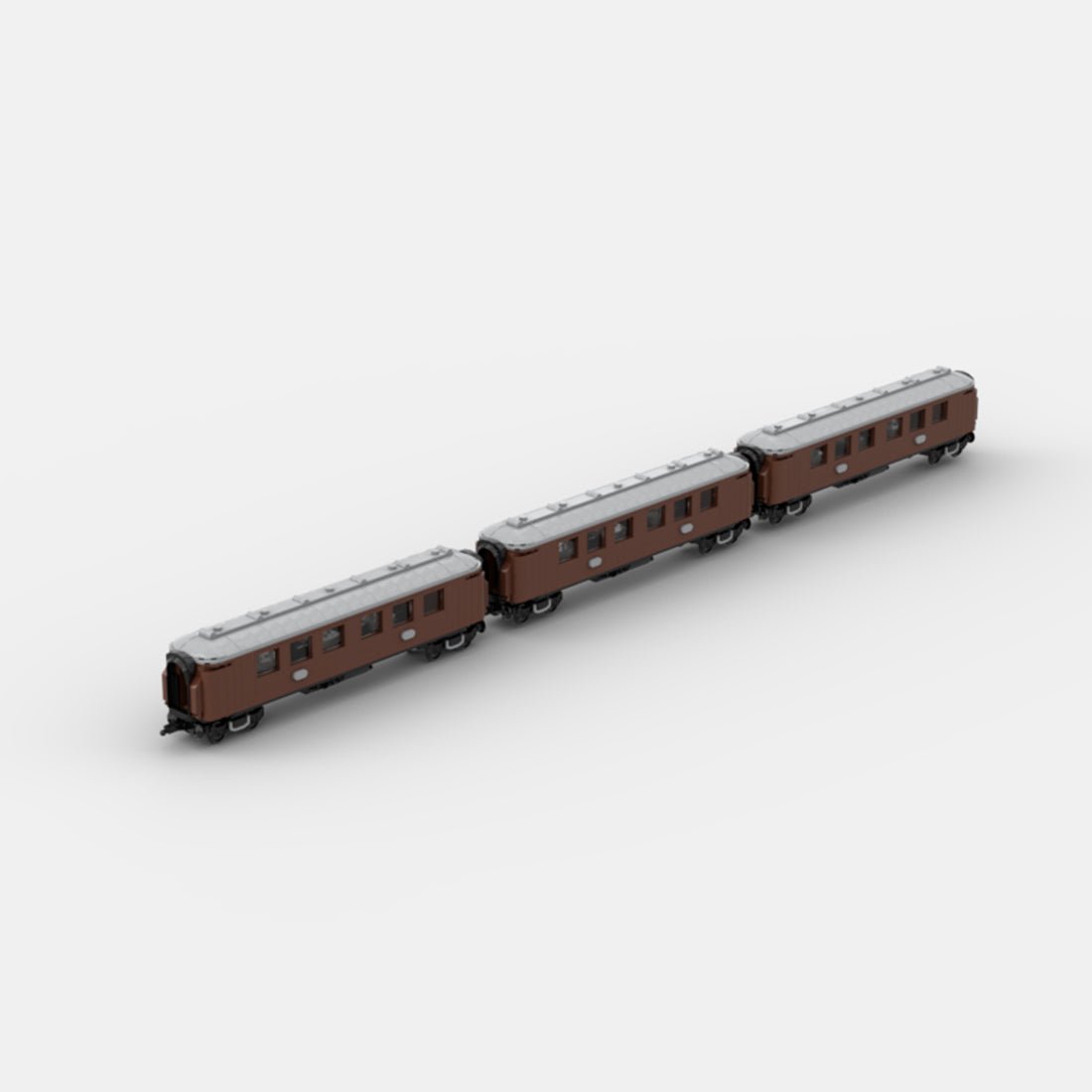Elegant Vintage Train Historic Locomotive Klemmbausteine - LesDiy - Klemmbausteine