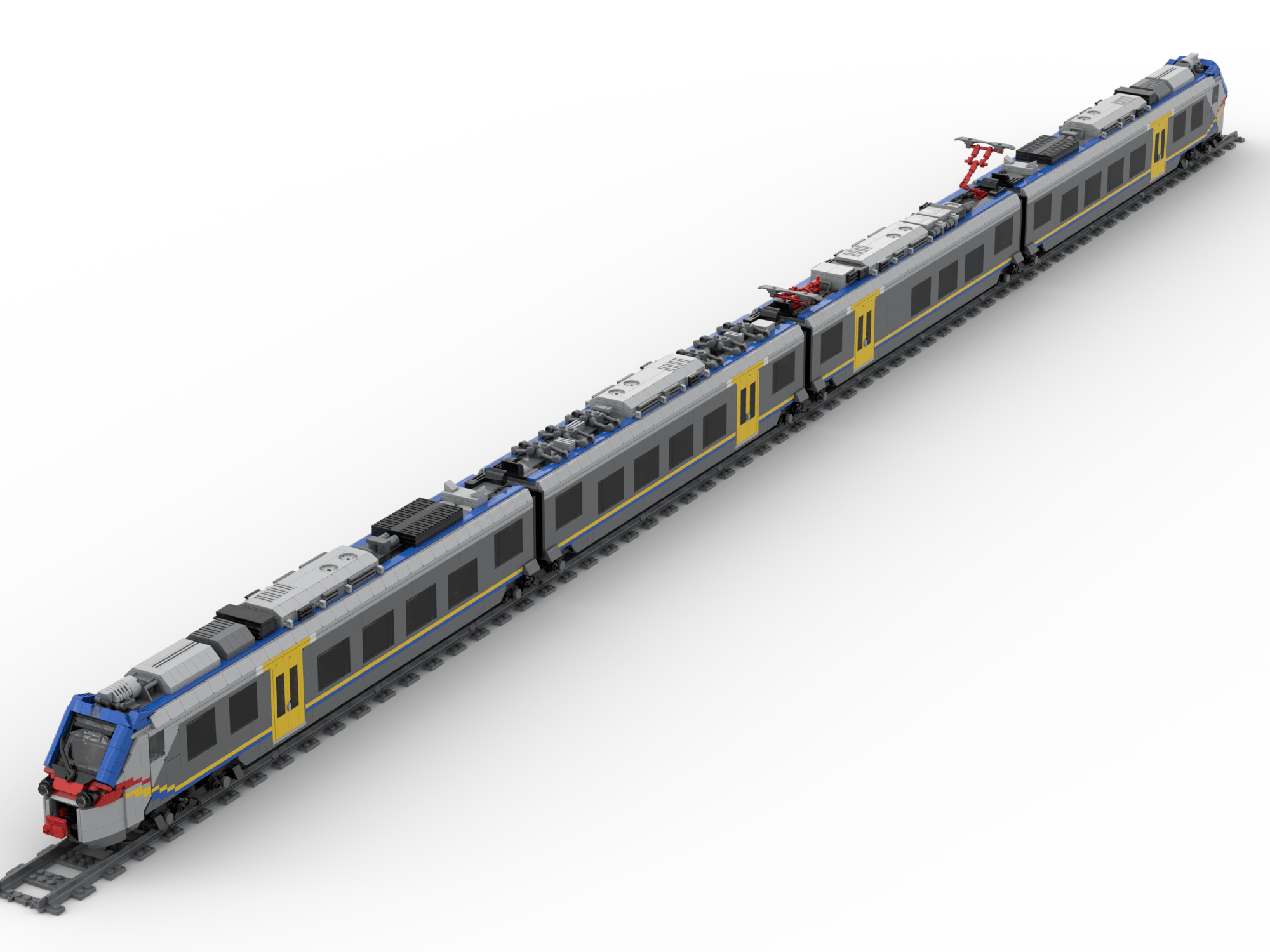 ETR104 train Klemmbausteine - LesDiy - Klemmbausteine