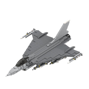 F - 16XL Aircraft MOC Klemmbausteine - LesDiy - Klemmbausteine