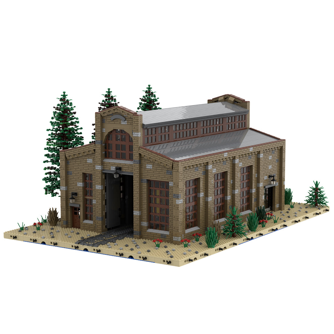 MOC-139273 Union Crane and Shovel Warehouse Klemmbausteine