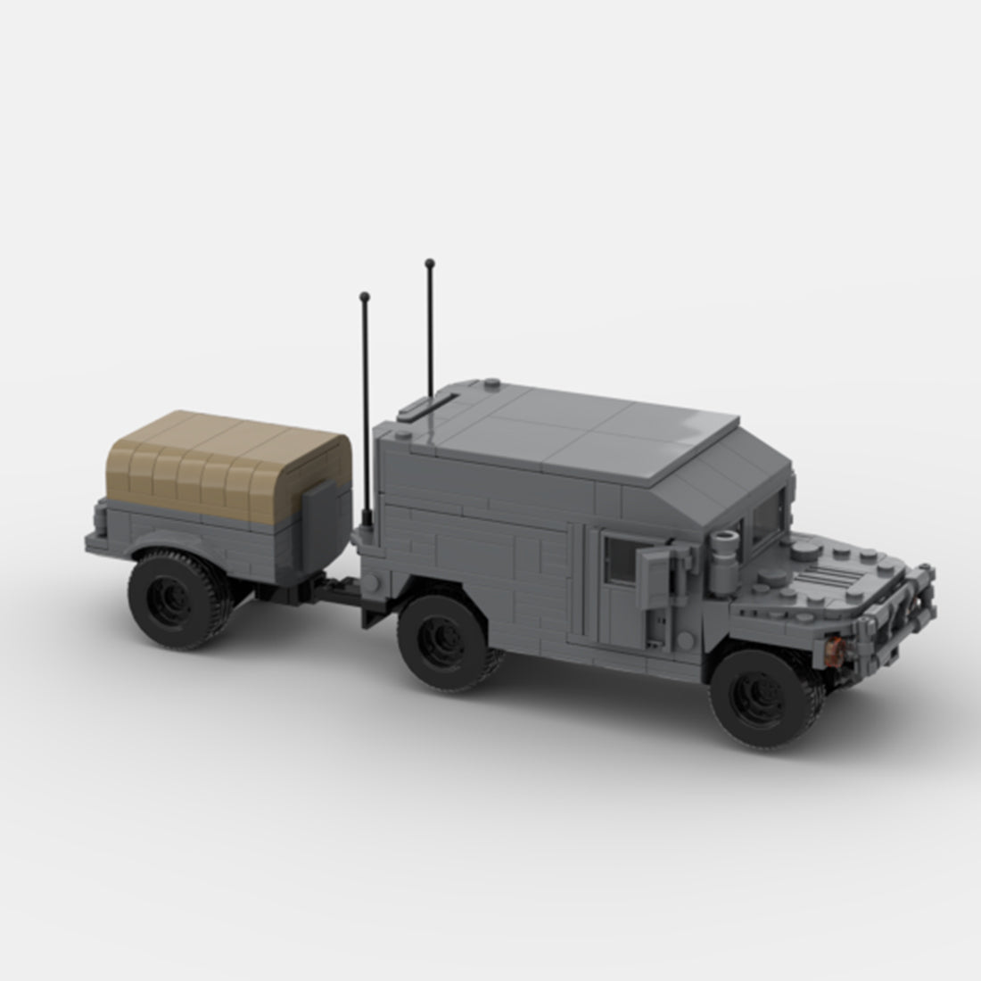 Urbaner HUMVEE 11 Militärfahrzeug Klemmbausteine