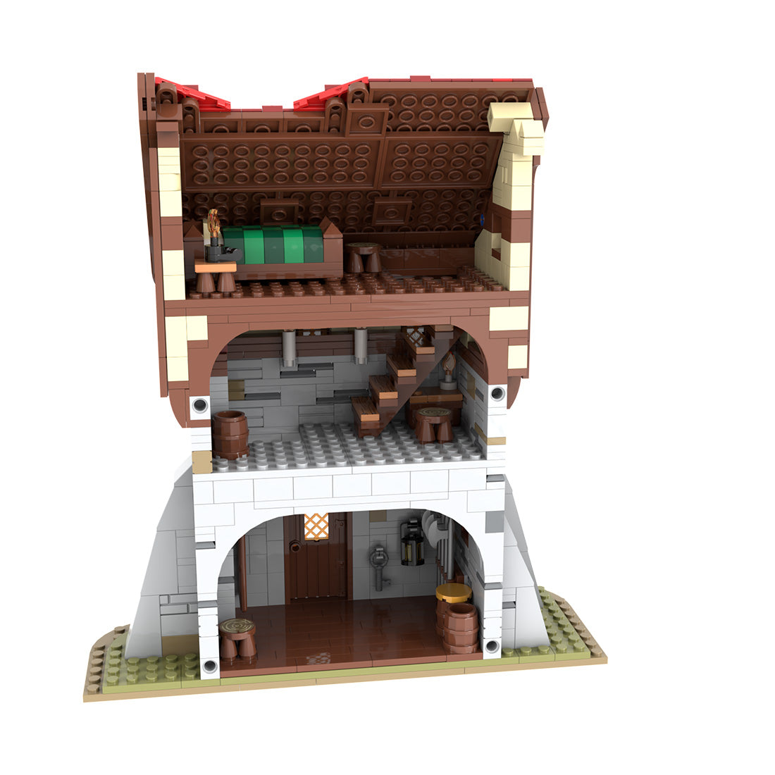 MOC-212258 Medieval Tower Klemmbausteine