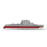 MOC-227260 USS Zumwalt Klemmbausteine