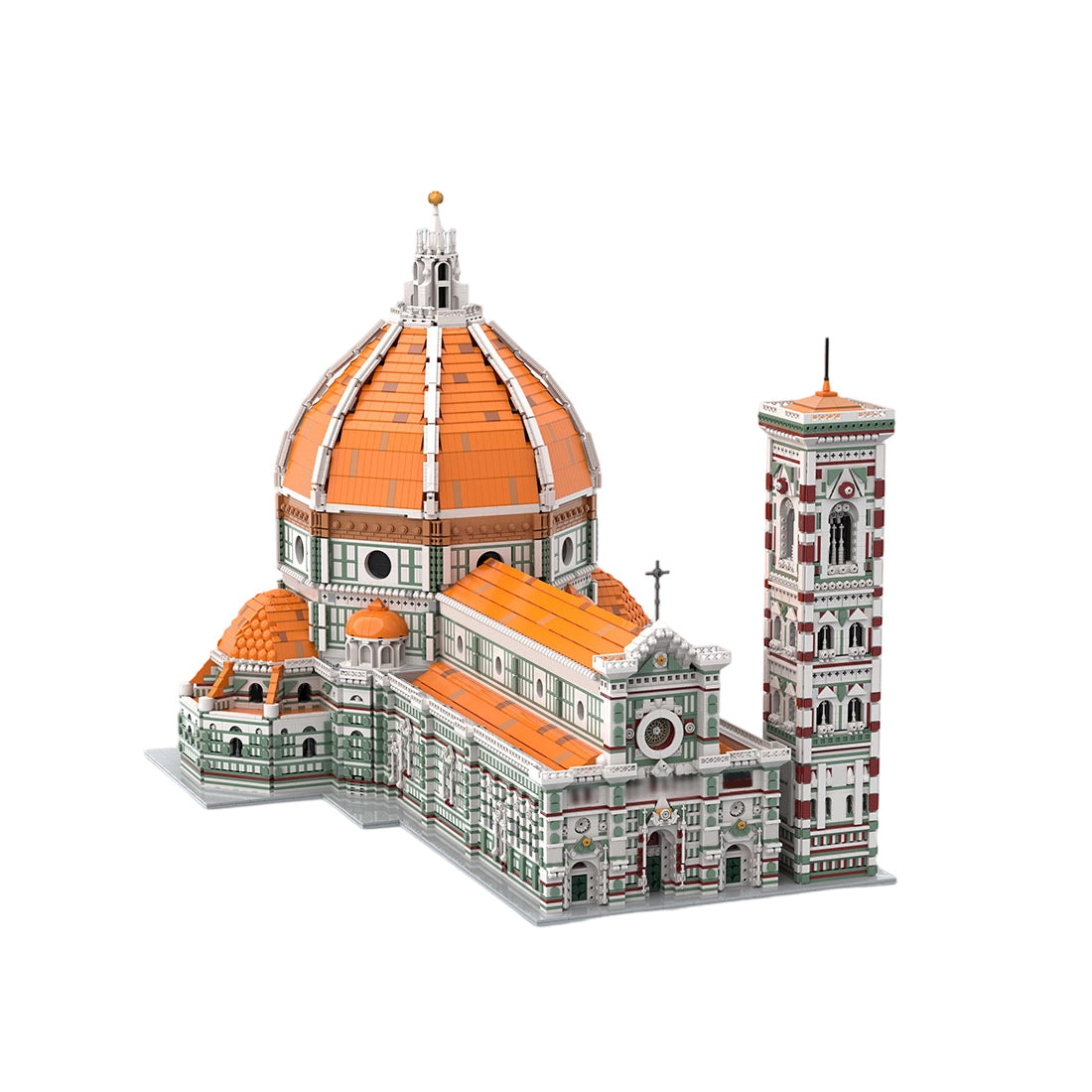 MOC-276083 Kathedrale von Florenz & Giottos Campanile Klemmbausteine