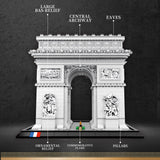 ReoBrix 66024 Famous Landmark Arc de Triomphe Klemmbausteine - LesDiy - Klemmbausteine
