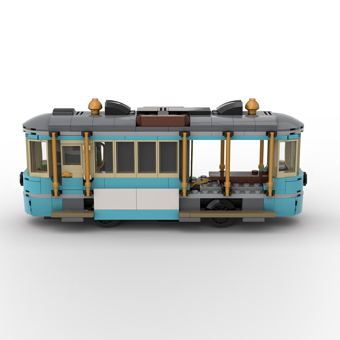 MOC-267158 Classic Beach Tram Klemmbausteine