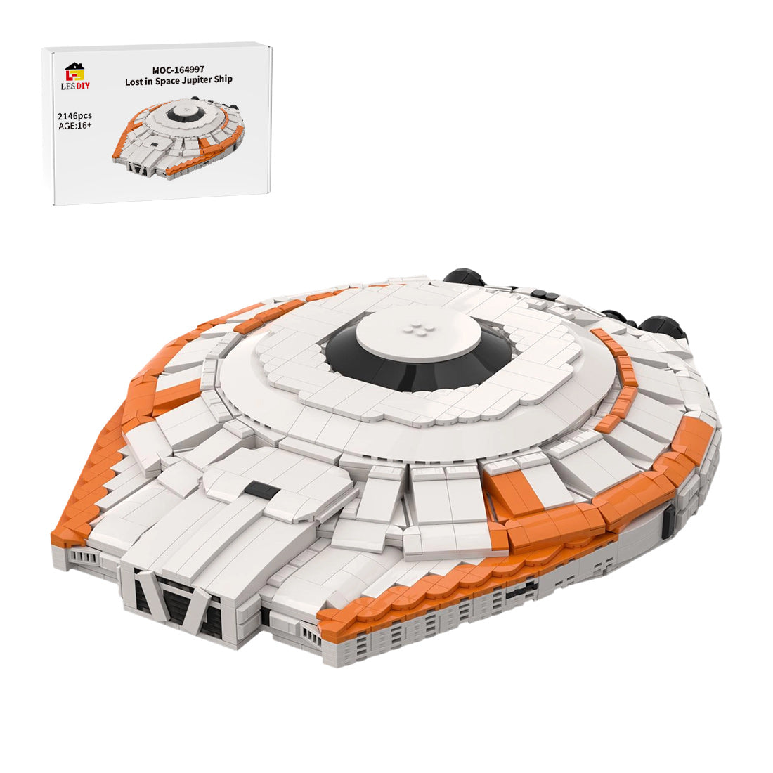 MOC-164997 Lost in Space Jupiter Ship Klemmbausteine