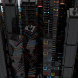 MOC-270096 Bay City - Altered Carbon - a Cyberpunk Microcity Klemmbausteine