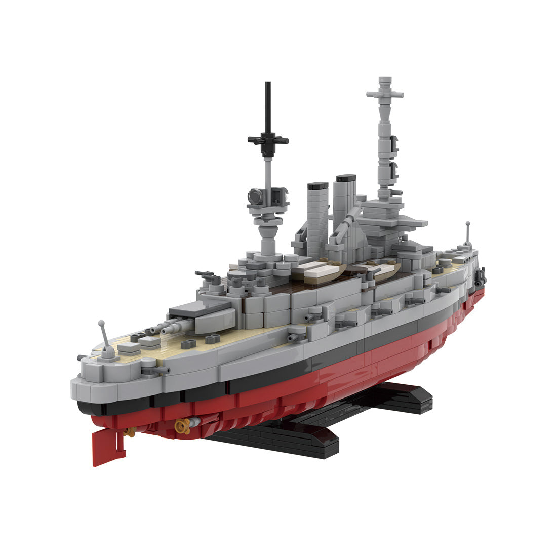 1/300 Scale SMS Schleswig-Holstein Battleship Klemmbausteine